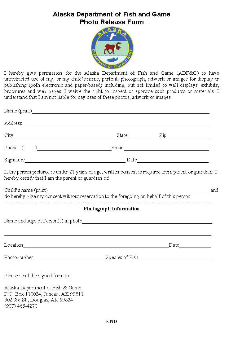 THE ALASKA DEPARTMENT OF FISH AND GAME ANNOUNCES PHOTO CONTEST FOR 2014 SPORT FISHING REGULATIONS SUMMARY COVER